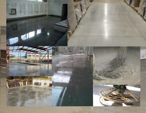 CASTING, GRINDING AND/OR POLISHING OF CONCRETE FLOORS