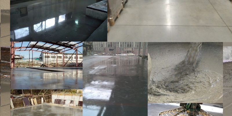 CASTING, GRINDING AND/OR POLISHING OF CONCRETE FLOORS